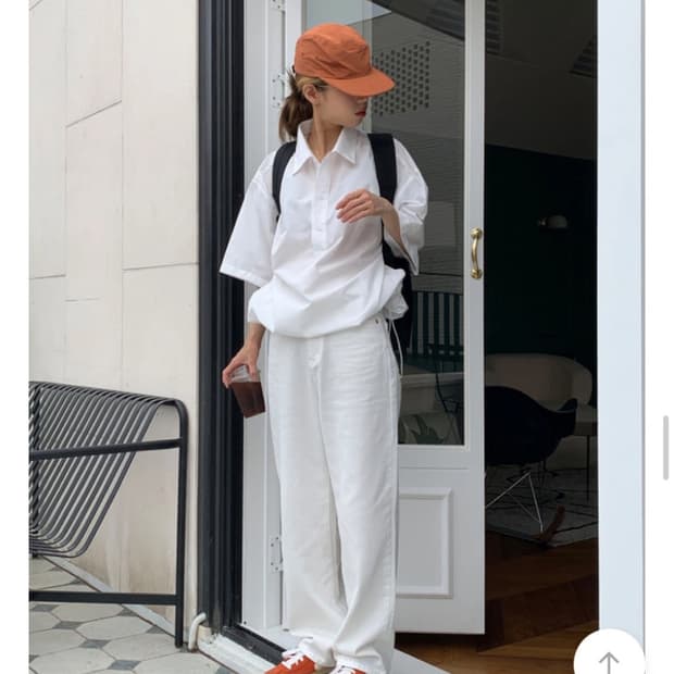 릿킴 화이트 팬츠