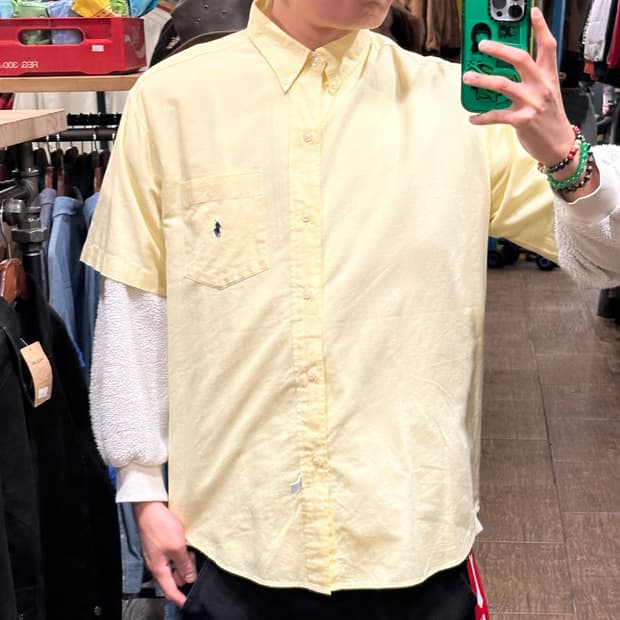 [HI] 폴로 랄프로렌 반팔셔츠 옐로우