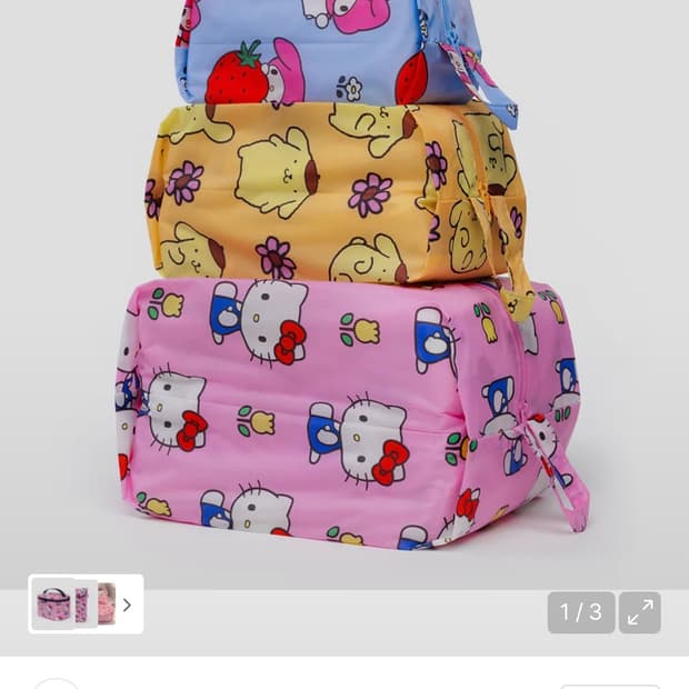 산리오 친구들 파우치 세트