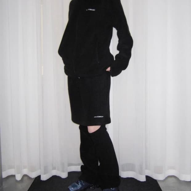 지초이 24-006 플리스 스커트 팬츠