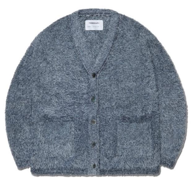 노매뉴얼) Hairy Soft Cardigan Melange L