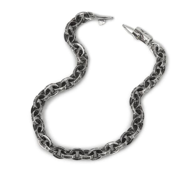 크롬하츠 페이퍼 체인 브레이슬릿 실버