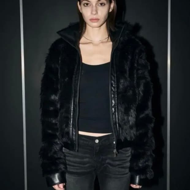 보헤미안서울 하이넥 투웨이 퍼자켓