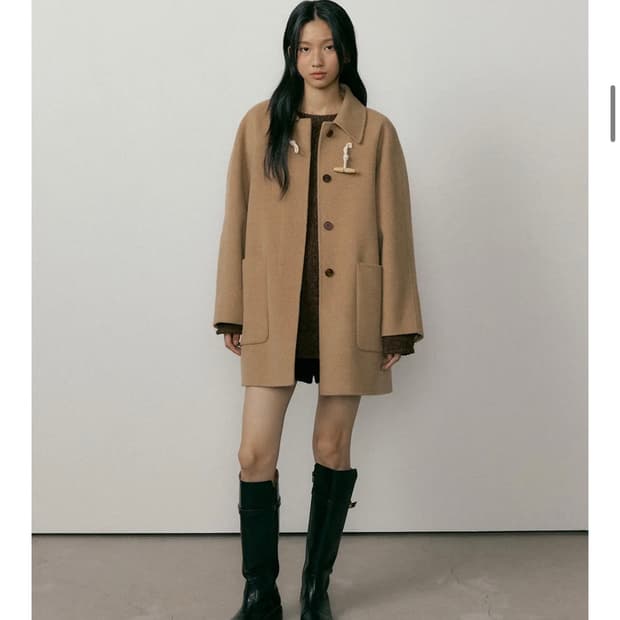 Lingseoul handmade half toggle coat