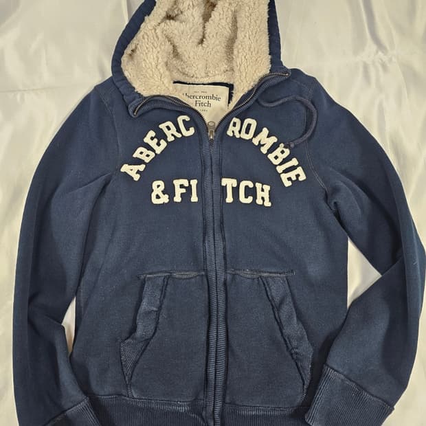 아베크롬비후드집업양털