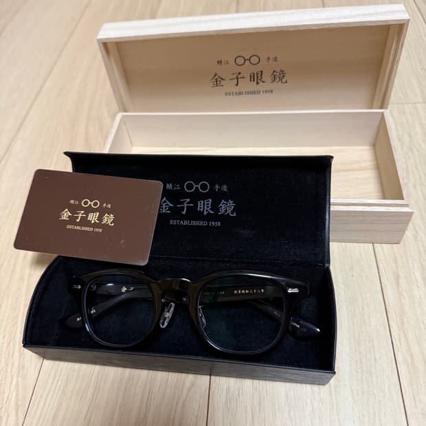 가네코옵티컬 금자안경 KC87 BK 46사이즈 셀룰로이드 KANEKO O