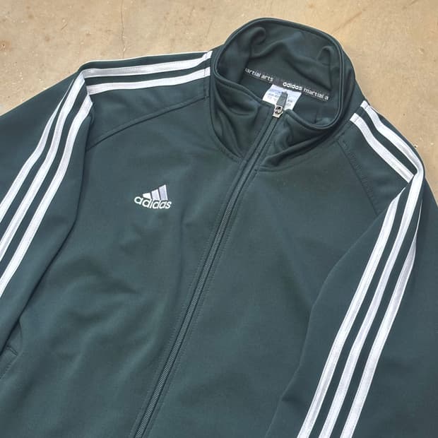 XL 아디다스 다크그린 트랙탑
