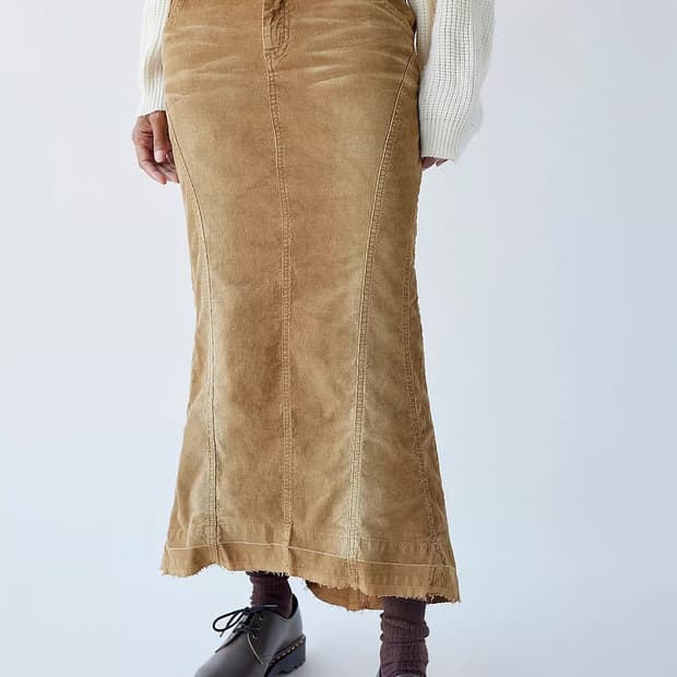 어반아웃피터스 코듀로이 스커트