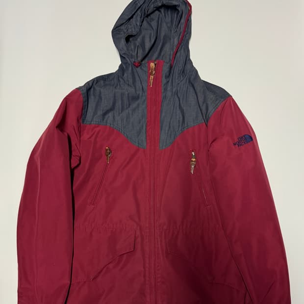 노스페이스 파이크스픽 코튼 혼방 후드 바람막이 자켓 L ~ XL