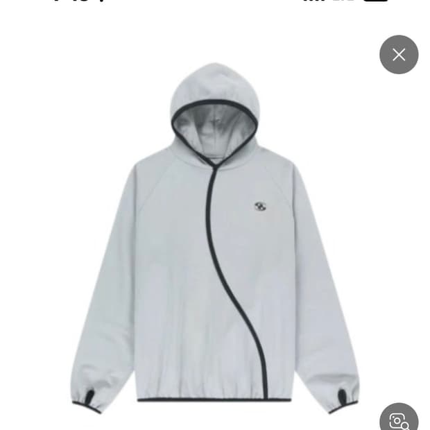 산산기어 테이프드 후드티 그레이 1 사이즈