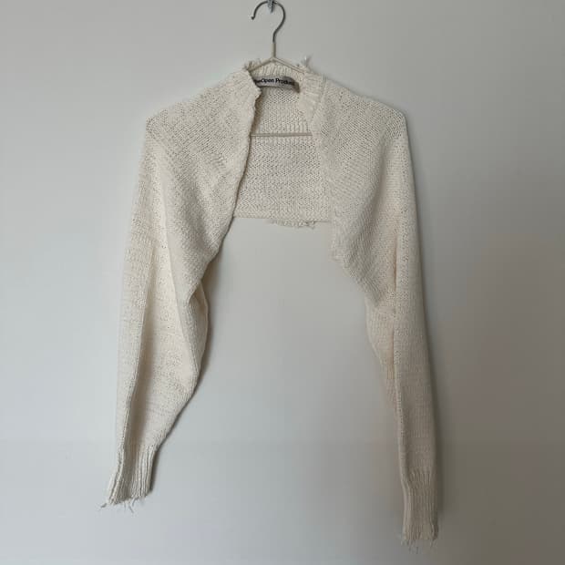 더오픈프로덕트 오픈와이와이 볼레로 아이보리