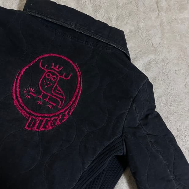 DIESEL ☠️vintage washing highneck jacket