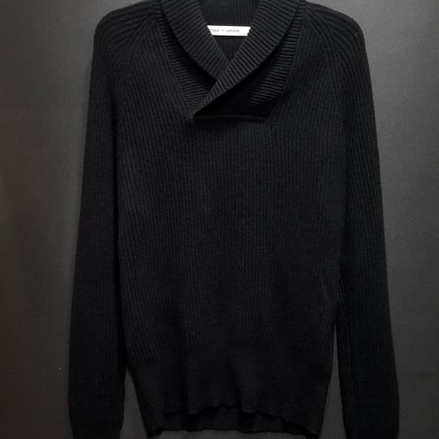 르메르 x 유니클로 16FW 숄 카라 스웨터 블랙 L