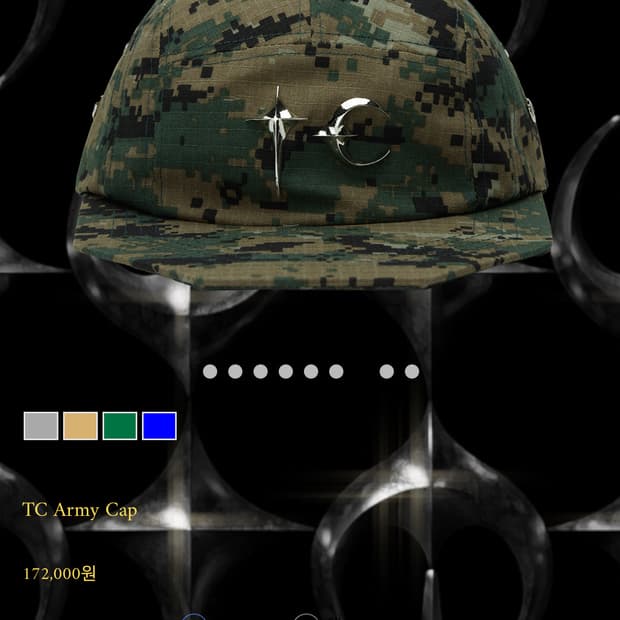 떠그클럽 tc army cap 모자