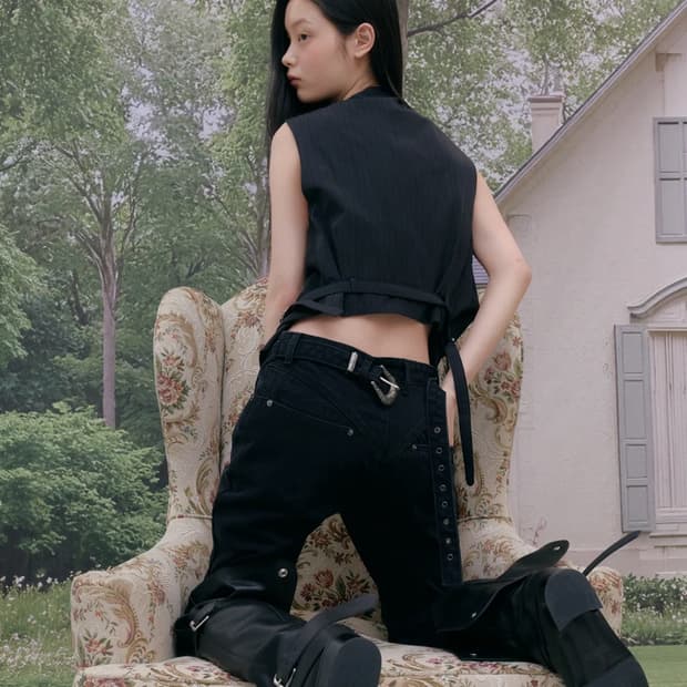 Teensy 틴시 에센셜 백 벨티드 팬츠
