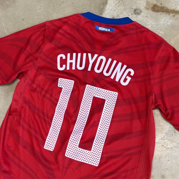 M 나이키 10/12 대한민국 국대 10번 박주영 홈 유니폼