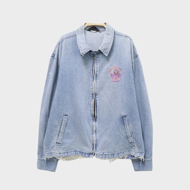 80'S SPORTSMASTER 데님 블루종 63095