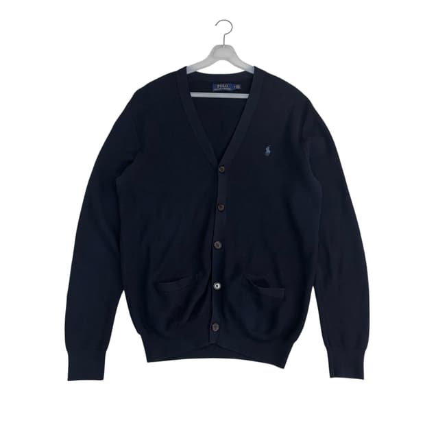 폴로 랄프로렌 네이비 피마코튼 가디건