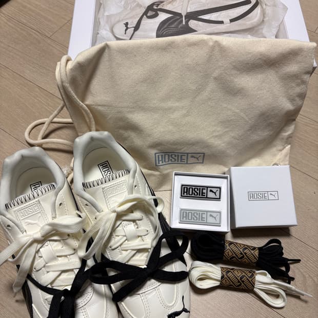 로제 푸마 스피드캣 웜화이트240