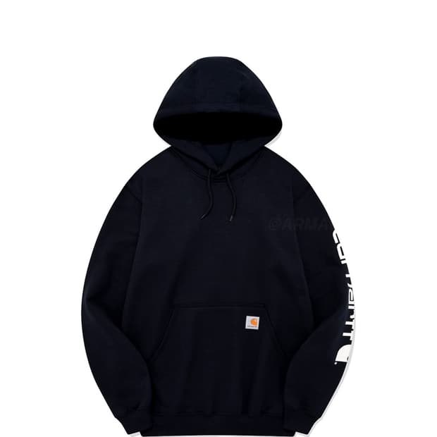 <새것>[L] 칼하트 후드티 검정