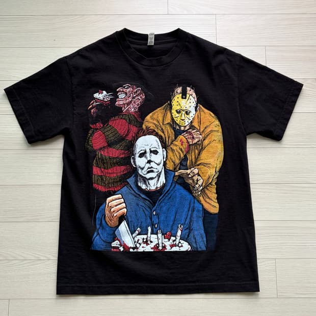 00s 아메리칸 빈티지 나이트메어 3인방 티셔츠 M (97)