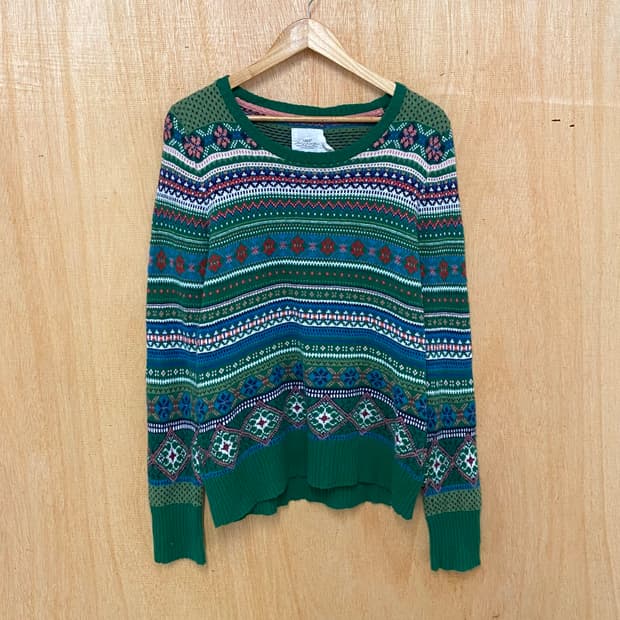 H&M L.O.G.G. fair isle knit 에이치엔엠 페어아일