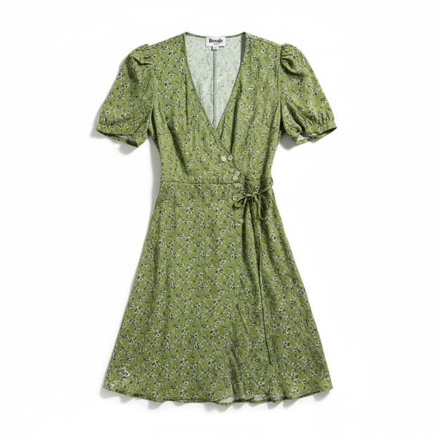 Rouje 꽃무늬 랩 원피스 38