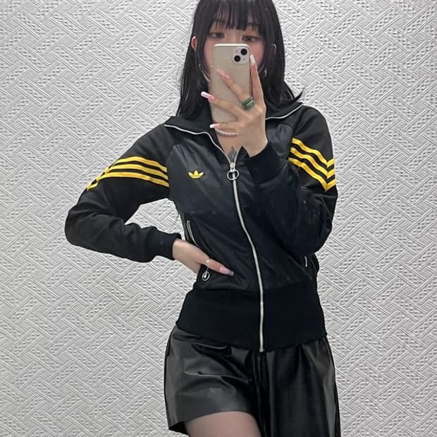 아디다스 올드스쿨 레트로 더블 윈터 져지 집업 자켓 S C12291