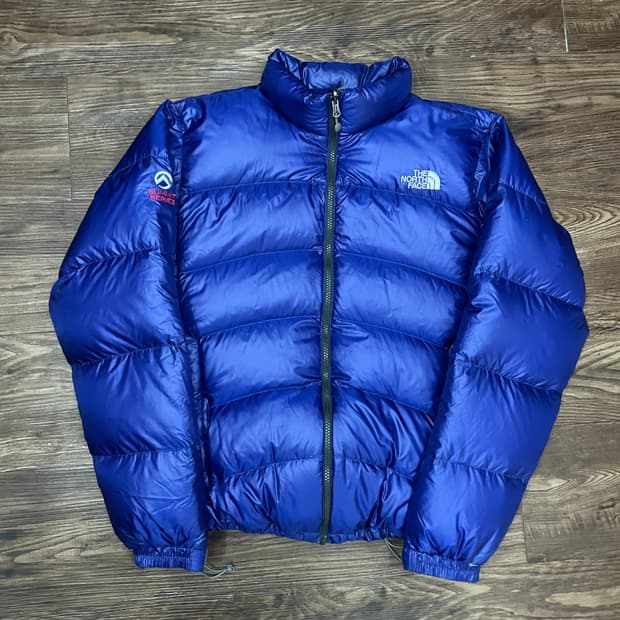 노스페이스 아콘카구아 써밋 다운 패딩 자켓 블루
