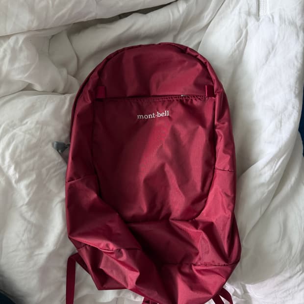 몽벨 포켓터블 데이팩 백팩 15L 와인레드