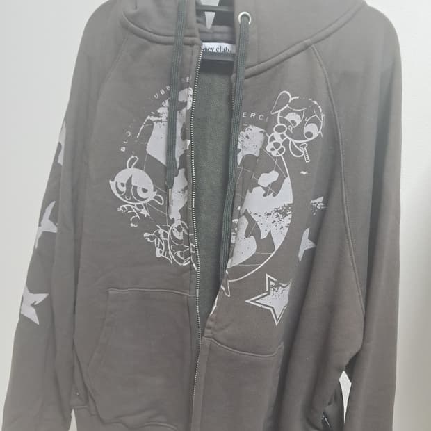 네스티팬시클럽 파워퍼프걸 후드집업 팔아요