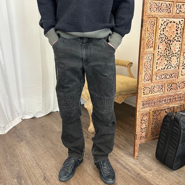 헬무트 랭 1999 아스트로 바이커 팬츠