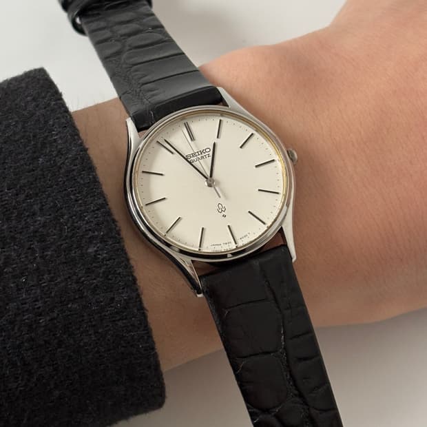 1980년대 Chariot 실버 쿼츠 남성