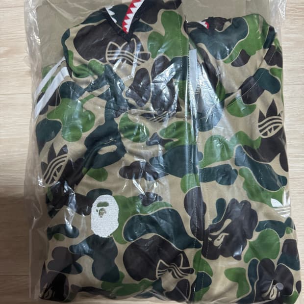 베이프 아디다스 후드 집업