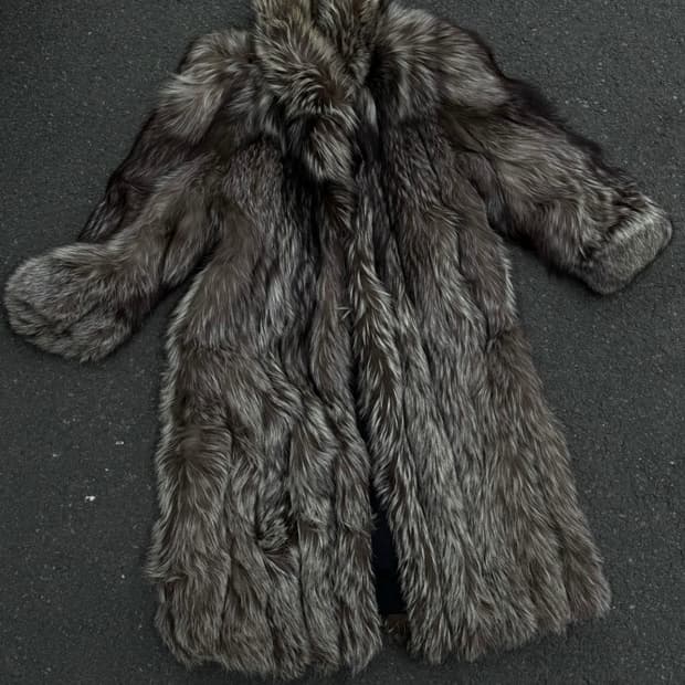 Saga fox fur 롱코트