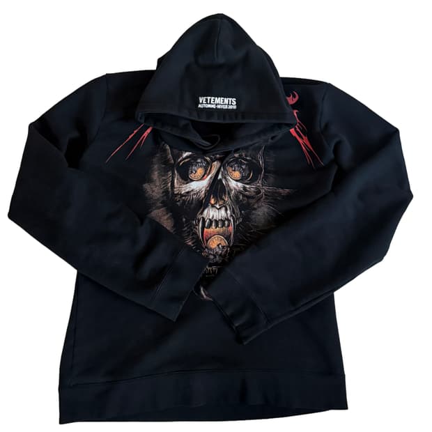 [M]베트멍 스컬 미스플레이스드 후디