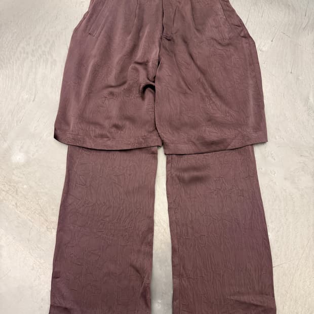 HARE 2WAY LAYERED PANTS 레이어드 와이드팬츠