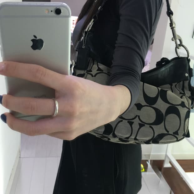 코치 시그니처 숄더 백(정품100%)