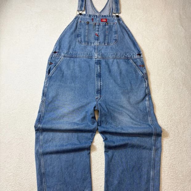디키즈 00's 루즈핏 오버롤 멜빵 팬츠 pn6174
