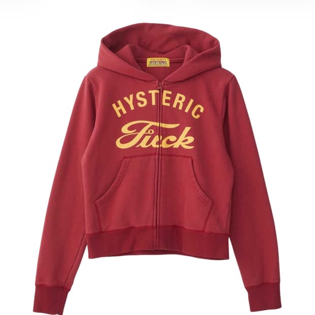 hysteric glamour 히스테릭 글래머 fuck 후드집업