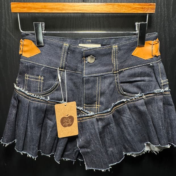 vintage skirt 빈티지 청스커트