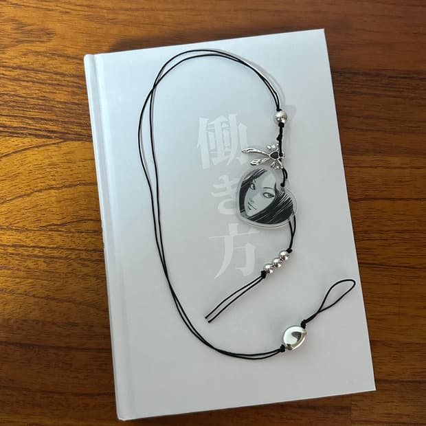 <handcrafted> 끈갈피: 토미에 하트 실버