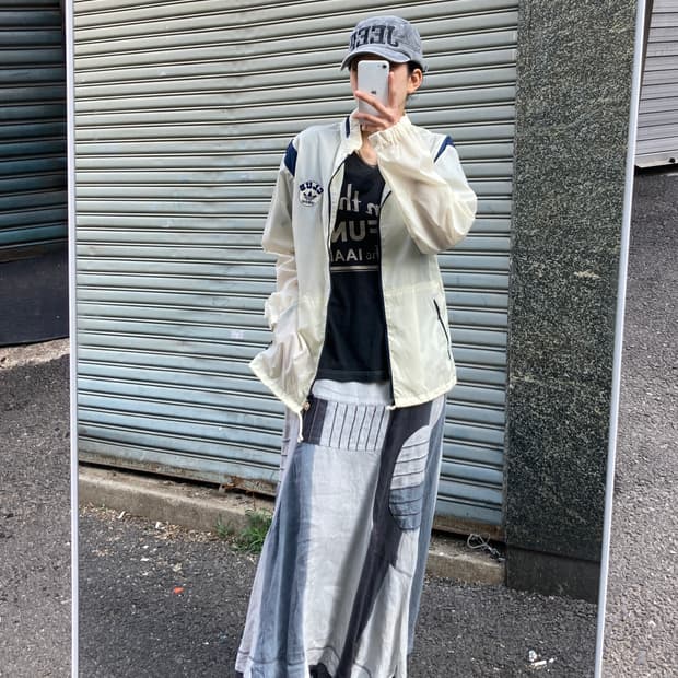 JPN 린넨 빈티지 스커트