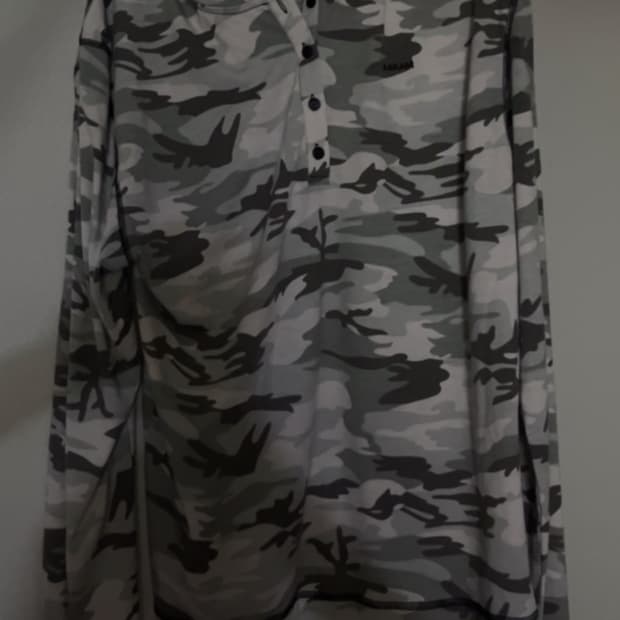 AAKAM Military Button Hoodie Gray