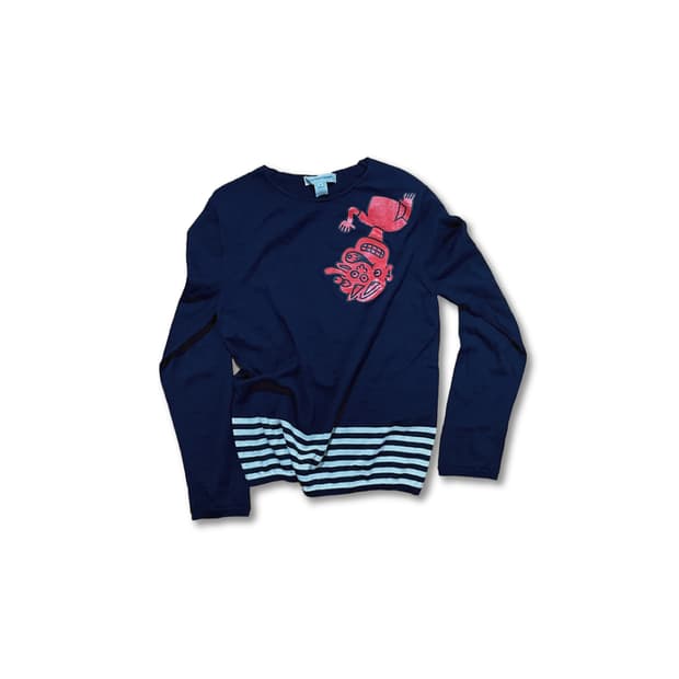 Noah Lyon Filp Creature Hem Stripe Knit