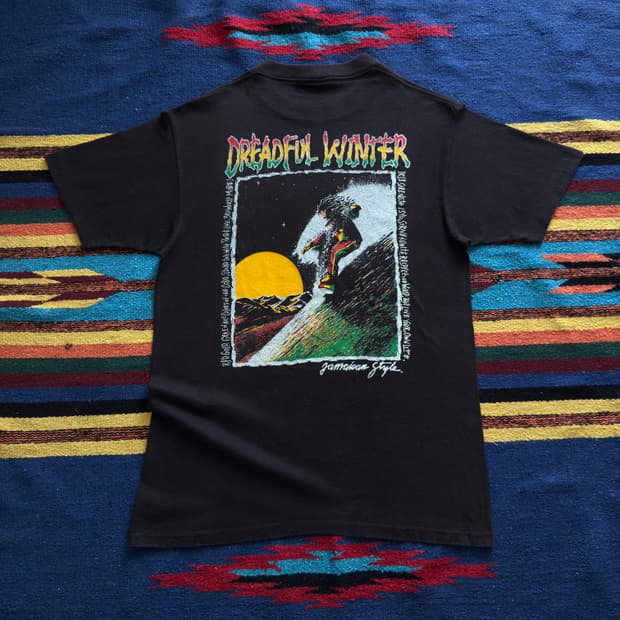 90s USA Jamaican Snowboard T-shirt