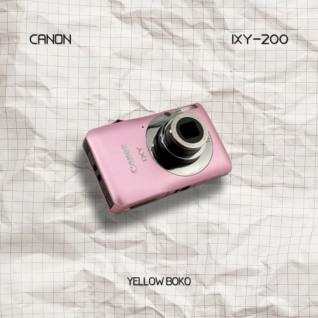 [NEW] CANON 캐논 IXY200 핑크 레트로 디지털 카메라