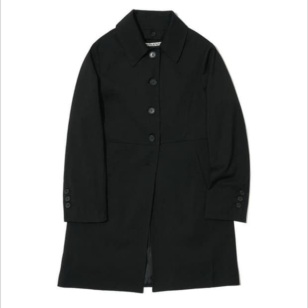 파르티멘토 우먼 2WAY 클래식 하프 숏 코트_블랙