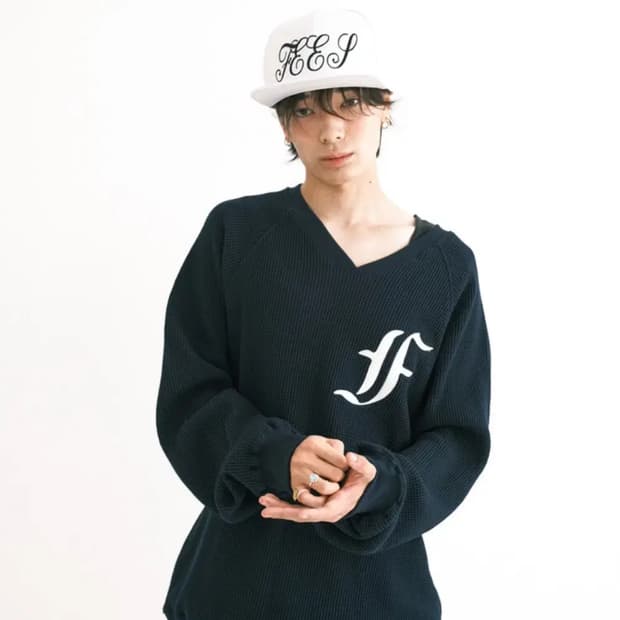 샵페어리 와플 박시 맨투맨