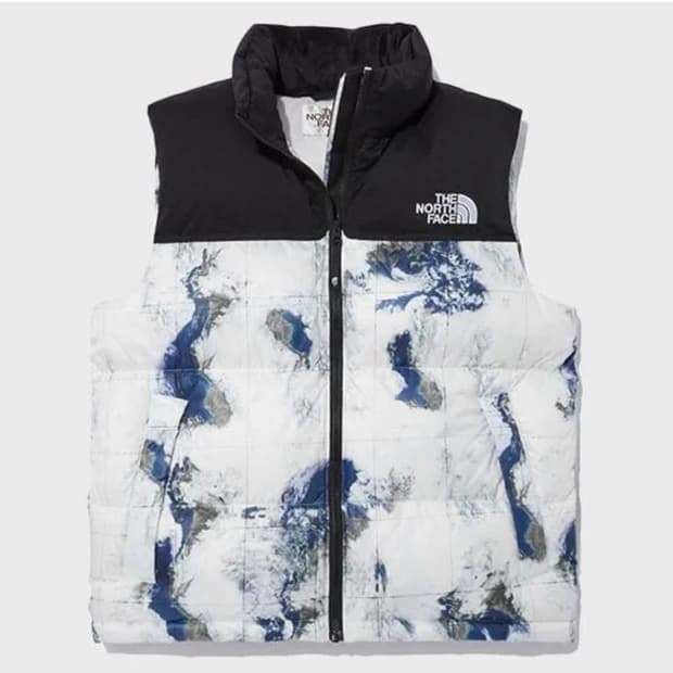 노벨티 눕시 다운 베스트 프린트 NVIDN51J_WHS